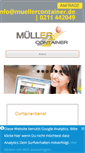 Mobile Screenshot of muellercontainer.de
